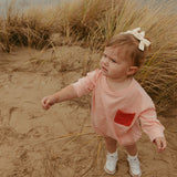 Harley Pocket Romper in Blossom