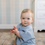 Cory Pocket Romper in Slate