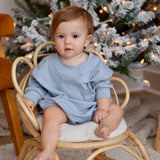 Harley Pocket Romper in Slate