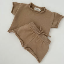 Load image into Gallery viewer, Saylor Knit Set in Camel
