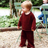 Quincy Knit Set in Bitter Chocolate