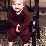 Quincy Knit Set in Bitter Chocolate