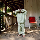Jules Set in Bitter Light Green