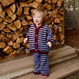 Finley Set in Bitter Chocolate Stripe
