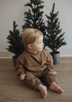 Hunter Knit Set in Green