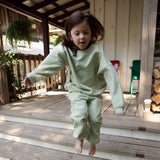 Jules Set in Bitter Light Green