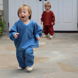 Frankie Set in Bel Air Blue Stripe