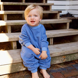 Marlowe Jumpsuit in Bel Air Blue Stripe