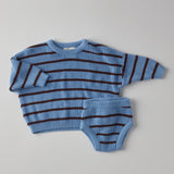 Jesse Set in Bitter Chocolate Stripe
