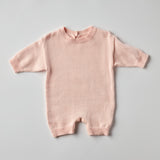 Beck Knit Romper in Pink