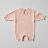 Beck Knit Romper in Pink