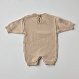 Beck Knit Romper in Beige