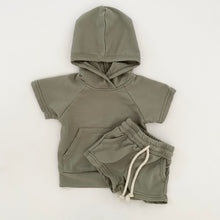 Load image into Gallery viewer, Avett Hooded Set in Green
