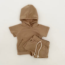 Load image into Gallery viewer, Avett Hooded Set in Camel
