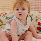 Monroe Romper in Heather Grey