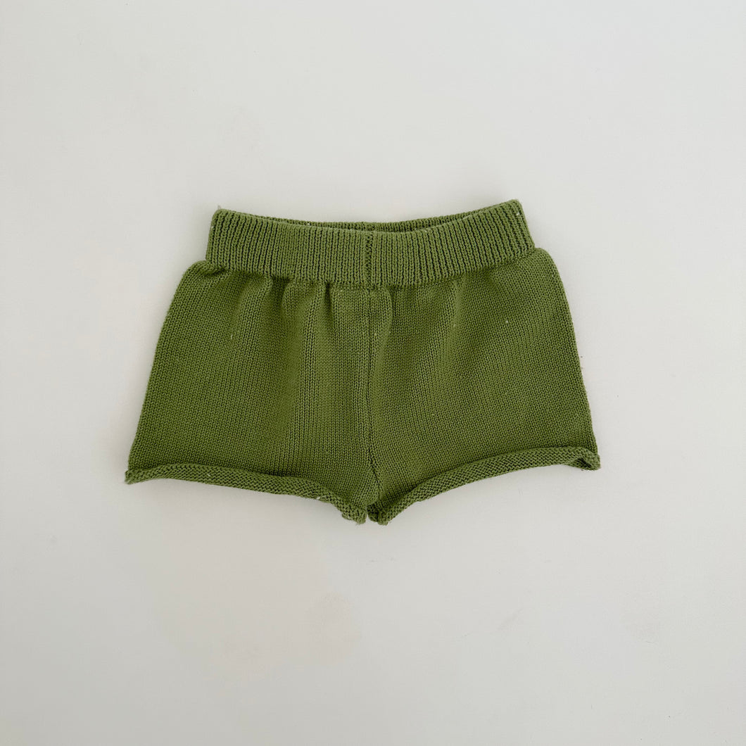 Merritt Knit Shorts in Green